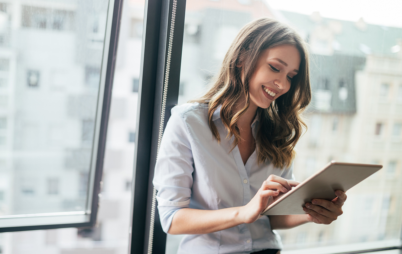 A Real Estate Student using The Eagle Learning Institute